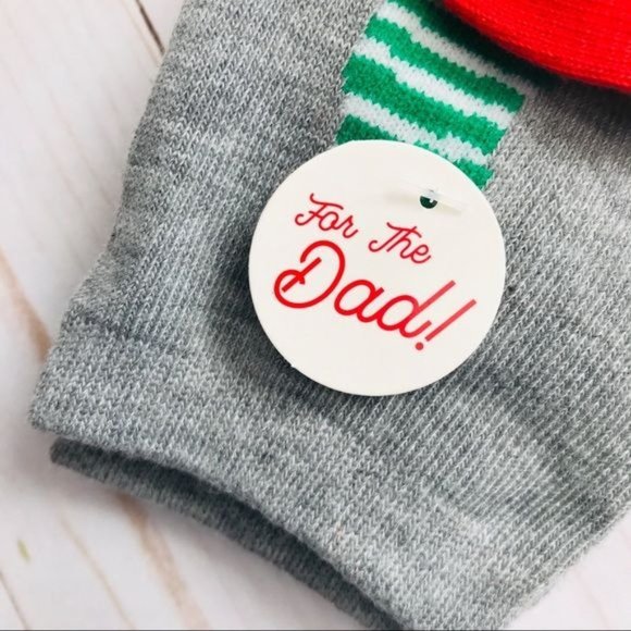 Christmas Gnome Socks by CHATTIES Mama Papa Big Kid and Kid Family Set of 4 - Picture 4 of 13